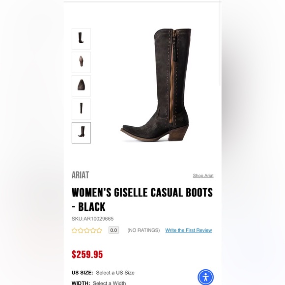 Ariat Giselle Suede Boots - Picture 7 of 7